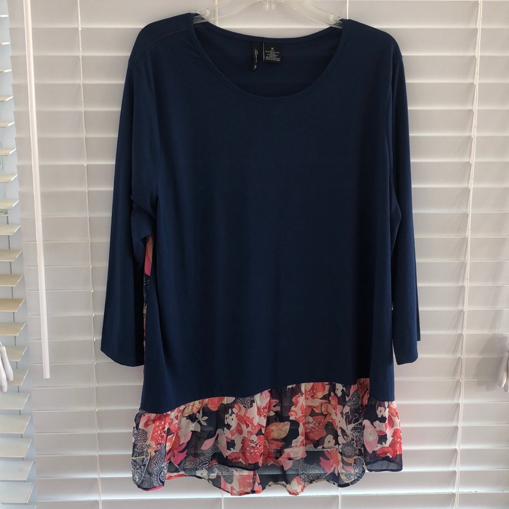 Dressy 3/4 sleeves dressy shirt